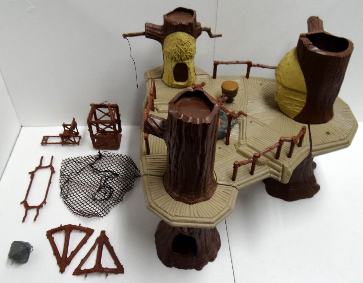 Ewok Village Playsets Loose Complete C-9+